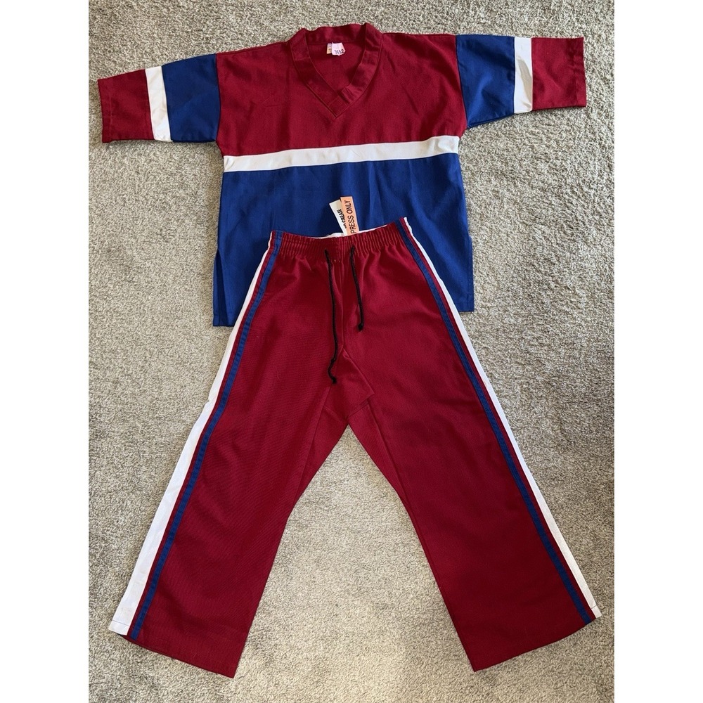 NWOT Century‎ Martial Arts Uniform Blue, Red, & White Youth Size 2 Short Sleeve